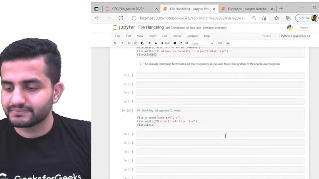 File Handling with Python | Data Analysis in 3 Weeks | Arpit Jain | GeeksForGeeks Python смотреть онлайн