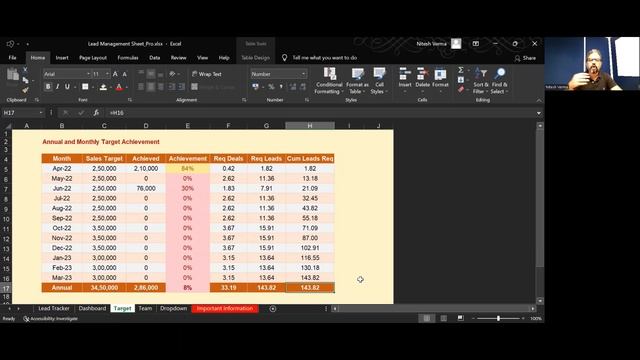 Sales CRM in Excel | Lead Management Sheet Pro | Excel Template For Sales Lead and KPIs Tracking смотреть онлайн