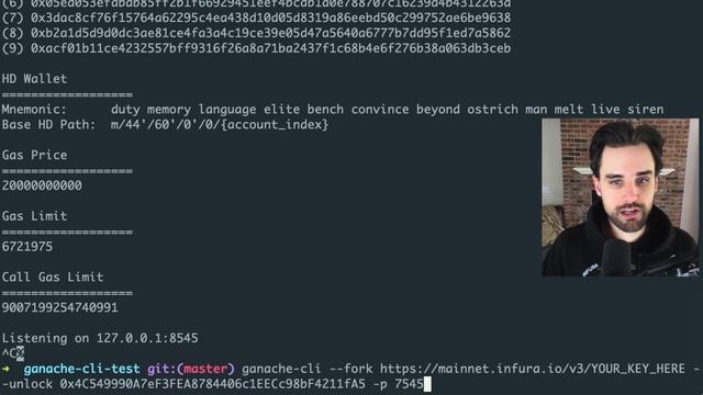 How to FORK the Ethereum Mainnet with Ganache CLI смотреть онлайн