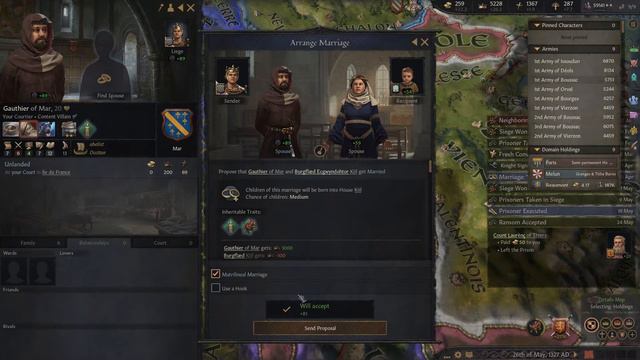 Crusader Kings III - Playthrough Munster - E59 - Empress Slaine, 5 - 06.05.1326 to 19.09.1328 смотреть онлайн