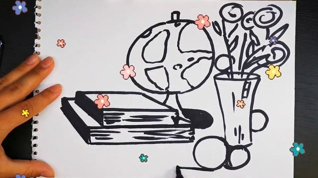 Рисунок на день знаний / Рисуем 1 сентября/ Drawing for Knowledge Day смотреть онлайн