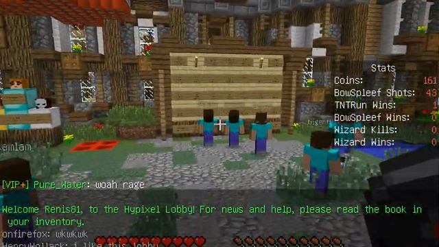 Minecraft и игра на лицензионном сервере смотреть онлайн