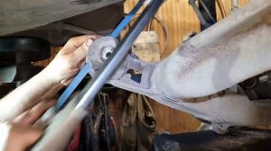 Замена сайлентблоков задней балки.