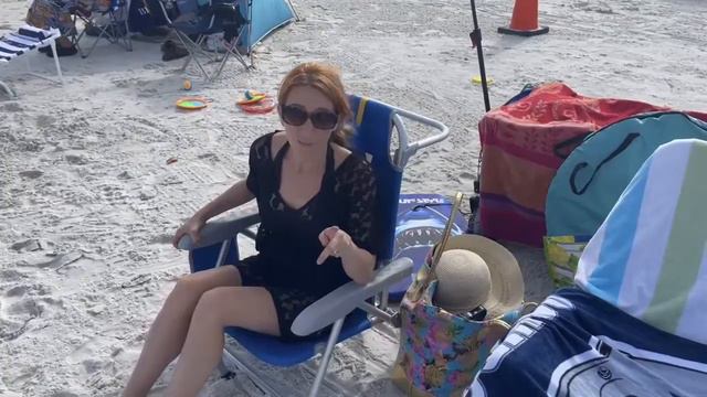 KingCamp Stable Folding Beach Chair Camping. Get fully relaxed on it under the blue sky. смотреть онлайн