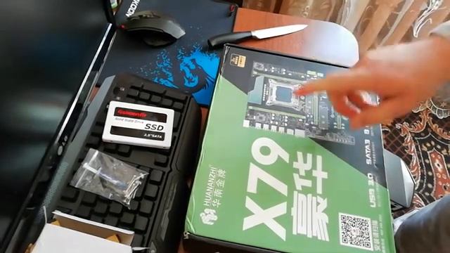 РАСПАКОВКА HUANANZHI X79 ПРОЦЕССОР XEON E5 2689 ОХЛАДИТЕЛЬ ДЛЯ ПРОЦЕССОРА 6-ТИ ТРУБЧАТЫЙ aliexpress смотреть онлайн