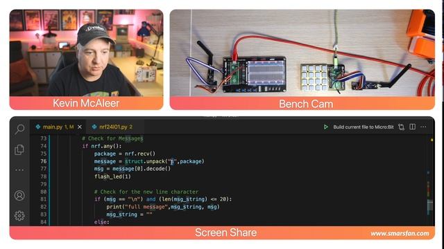 Raspberry Pi Pico and the nRF24L01 radio module - how to get this working with MicroPython смотреть онлайн