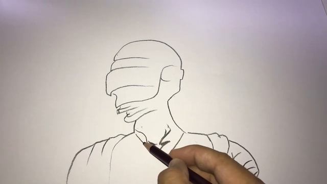 Pubg Easy Drawing - Pubg Çizimi Kolay (Basit Resim)