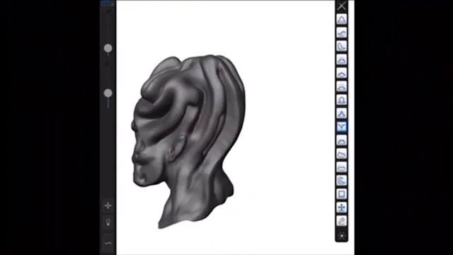 Alien Brute Sculpt on Forger app iPad смотреть онлайн
