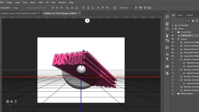 Cara Paling Mudah Membuat 3D Text Effect dg Shadow di Photoshop - Photoshop Tutorial Indonesia смотреть онлайн