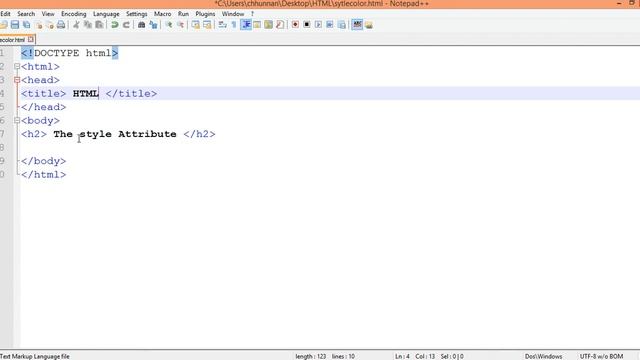 Lesson 5: HTML Attributes style, title, src #chhunnan #itcambodia #html смотреть онлайн