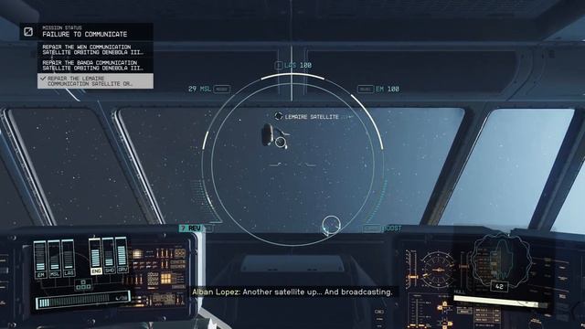 Repair Communication Satellites in Failure to Communicate Mission | STARFIELD смотреть онлайн