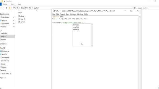 Python CSV File- writerows( ) method Example смотреть онлайн
