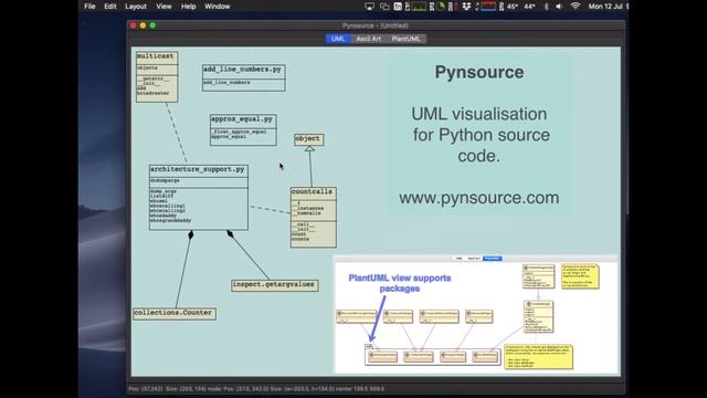 Python Module Visualisation as UML смотреть онлайн