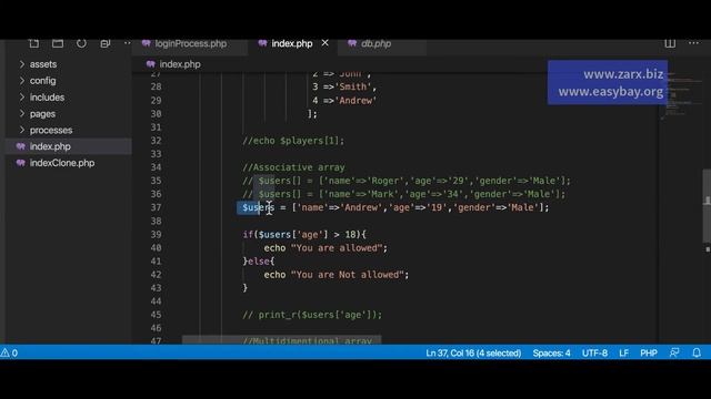 #42 Arrays in php with example | Types of array in PHP | PHP Tutorial | PHP for Beginners смотреть онлайн