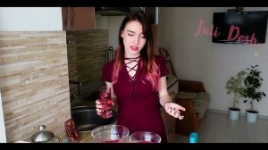 Как покрасить волосы тоникой за 5 минут? (тоника бордо) | Розовые волосы | Juli Desh