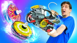 Мотофайтеры на арене - Мотоциклы с волчком! Игры в машинки и мотоциклы. Мини МОТО для детей