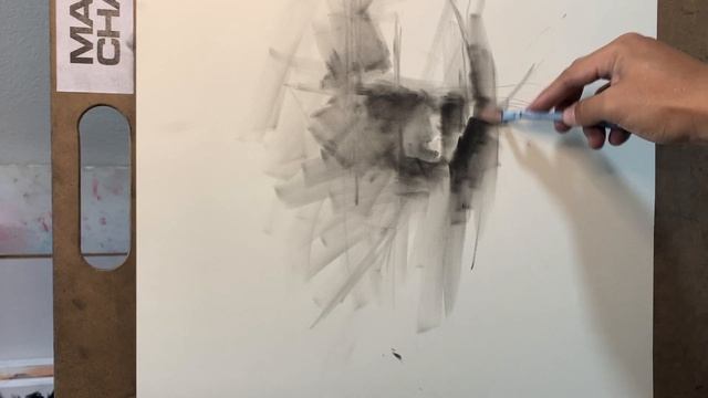 Charcoal Portrait Drawing Tutorial смотреть онлайн