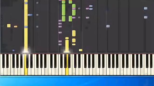 [Piano Tutorial Synthesia]Britney Spears - I am a Slave for you (mh) смотреть онлайн