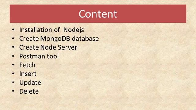 01 MongoDb Nodejs Crud Operation Projects Structure смотреть онлайн