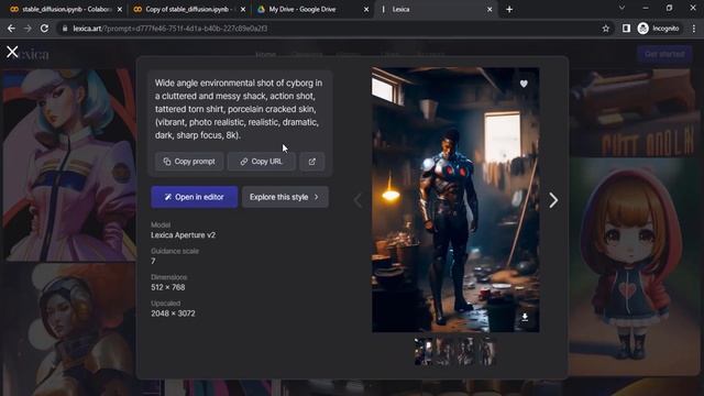 Use Stable Diffusion in Google Colab (EASY) смотреть онлайн