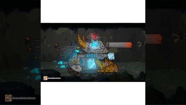 ОН МОНСТР - клип Мультики про танки (HomeAnimations КВ-44М) PAM VS DRAGON Tank смотреть онлайн