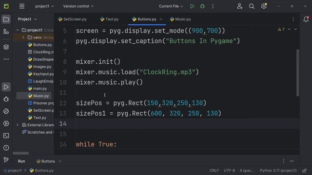 How to Create Buttons in Pygame Simple смотреть онлайн