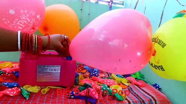 Balloon Blow Out To Pop // Pop Balon By Balloon Blow Machine