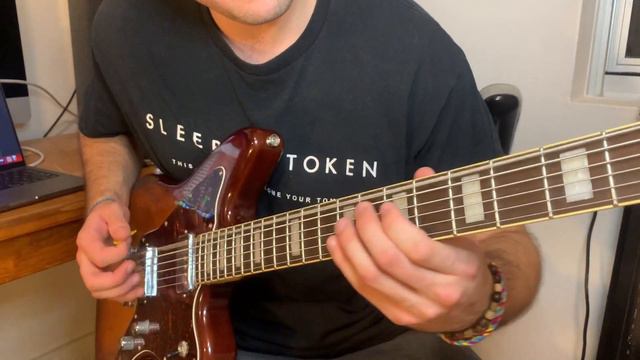 Heavy Double-Drop D Thall Style Breakdown on my Subzero Bass VI смотреть онлайн