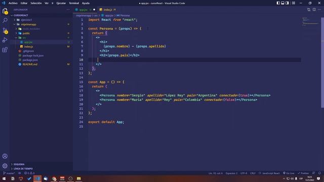 CURSO REACTJS - PROPS смотреть онлайн