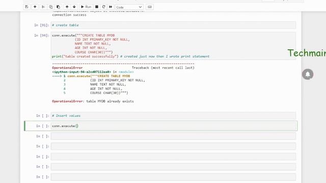 Sqlite3 | Database connection in Python Examples | Python course for beginners | Techmaima смотреть онлайн