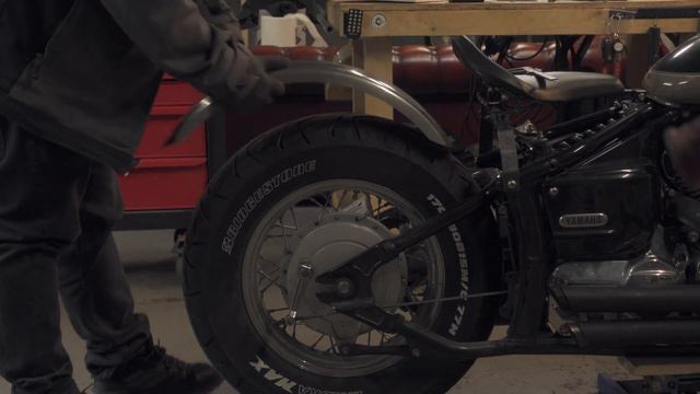 Making custom front & back fender on the XVS 650 ep_5 смотреть онлайн