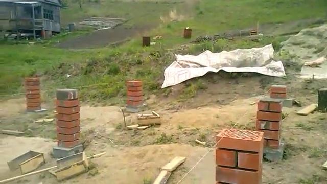 Фундамент каркасного дачного дома смотреть онлайн