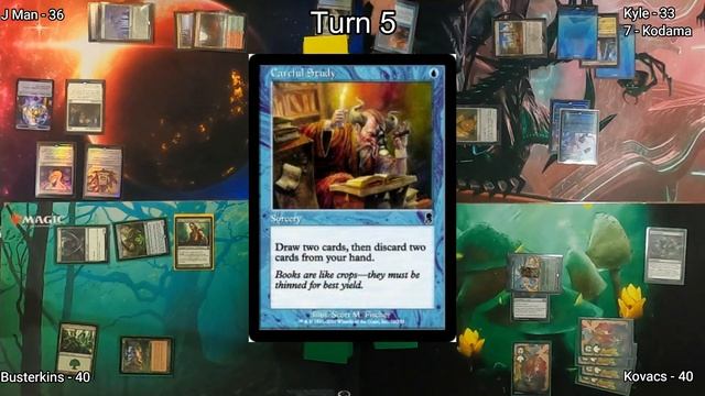 Commander Game - Tameshi, Kodama, Ezuri, Ur-Dragon - EDH Format смотреть онлайн