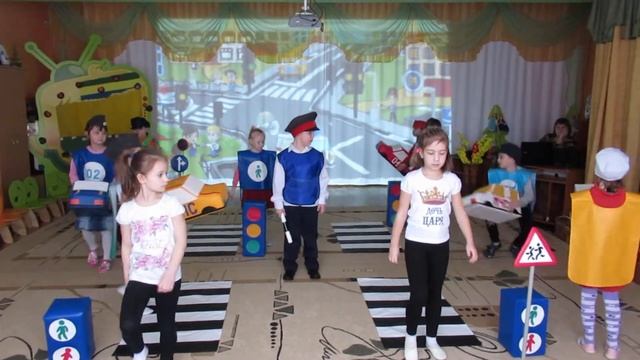 МБДОУ дс 40 с  Б  Мокрое,  флешмоб  Соблюдайте правила дорожного движения! 5 7 лет