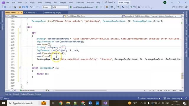 Connect to SQL Server using C++ GUI Windows Form in Visual Studio 2022 (C++ Database Connection) смотреть онлайн