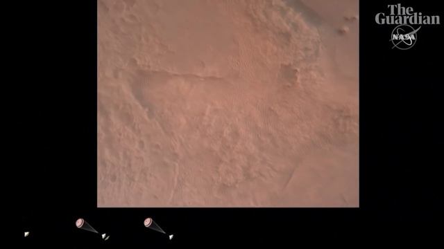 Footage of Perseverance rover landing on Mars released by Nasa смотреть онлайн
