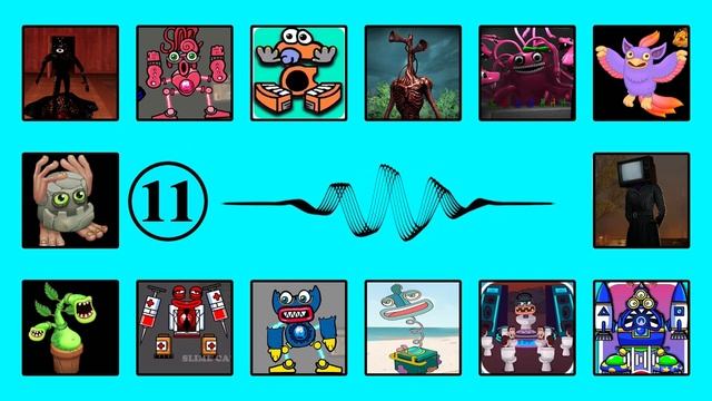 GUESS THE VOICE THE MONSTERS (Cute Wubbox, TV Woman Skibidi Toilet, Mommy Long Legs But Wubbox) №49