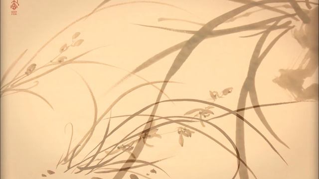 Китайская живопись Дикой Орхидеи 兰花. Живые картины смотреть онлайн