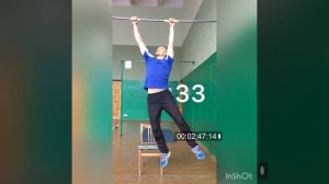 Подтягивание 45 раз. Тест после перерыва.