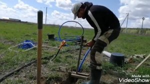 Абиссинская скважина гидробурением от А до Я. Пошаговое видео - step by step