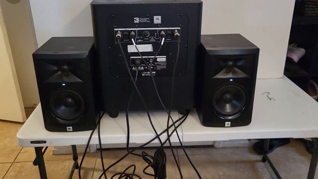 jbl professional lsr305 lsr310s powerwd speakers and Subwoofer Sub смотреть онлайн