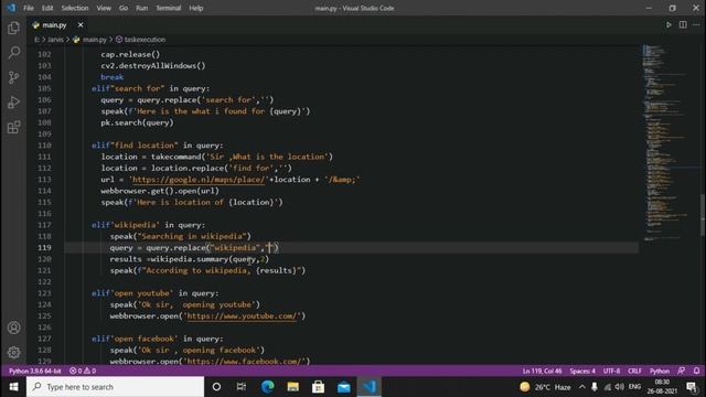 Iron Man Jarvis AI Desktop Voice Assistant | Python Tutorials For Absolute Beginners. смотреть онлайн