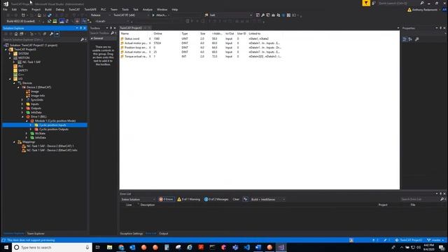 Configuring TwinCAT 3.1 with Copley EtherCAT Drives смотреть онлайн