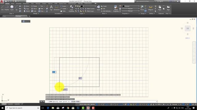 How to Use Line Tool - (AutoCad - 2017 ) смотреть онлайн