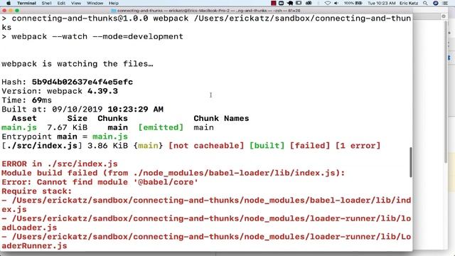 WebPack and Babel Setup смотреть онлайн