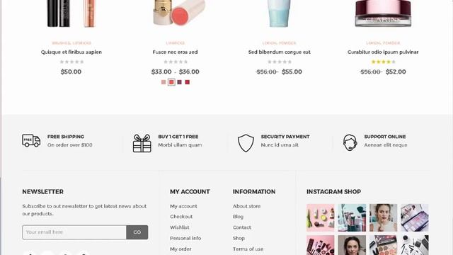 SNS Vicky - Cosmetic WooCommerce WordPress Theme | Themeforest Download смотреть онлайн