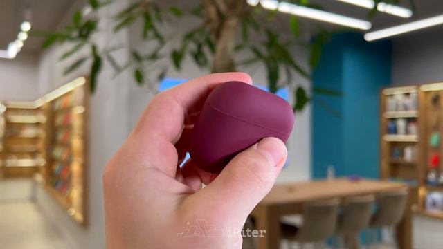 Чехол uBear Touch case для AirPods 3(Тёмно-бордовый) смотреть онлайн
