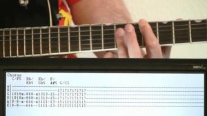 Blur Song 2 Guitar Chords Lesson & Tab Tutorial + Bass