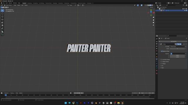 How to Make Wavy Text Pattern in Blender смотреть онлайн