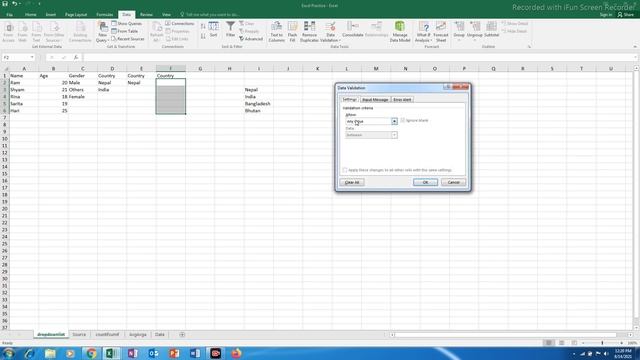 3 ways to create drop down list in excel and use validation rule to omit error смотреть онлайн